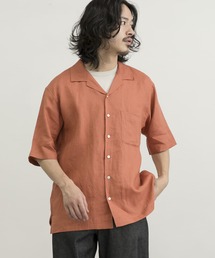 URBAN RESEARCH | リネンオープンカラーショートスリーブシャツ(シャツ/ブラウス)