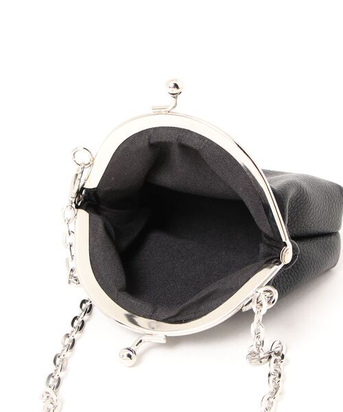 LOPASS(ロパス)の「がま口 ミニチェーンショルダーバッグ(ショルダーバッグ・レディース・グリーン/シルバー/ブラック・FREE)」の7枚目の写真