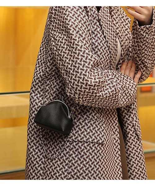 LOPASS(ロパス)の「がま口 ミニチェーンショルダーバッグ(ショルダーバッグ・レディース・グリーン/シルバー/ブラック・FREE)」の15枚目の写真