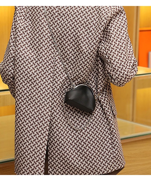 LOPASS(ロパス)の「がま口 ミニチェーンショルダーバッグ(ショルダーバッグ・レディース・グリーン/シルバー/ブラック・FREE)」の16枚目の写真