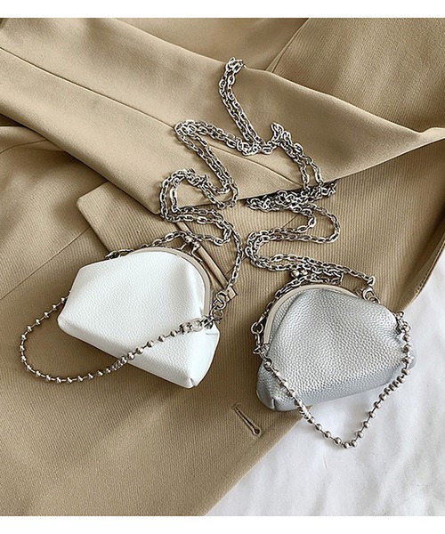 LOPASS(ロパス)の「がま口 ミニチェーンショルダーバッグ(ショルダーバッグ・レディース・グリーン/シルバー/ブラック・FREE)」の20枚目の写真