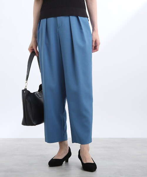 Reflect（リフレクト）の「◆【UVカット/接触冷感/洗える】ドライタッチテーパードパンツ（その他パンツ・レディース・カーキ/ブラック/ブルー・17/15 /07/11/09/13）」の3枚目の写真