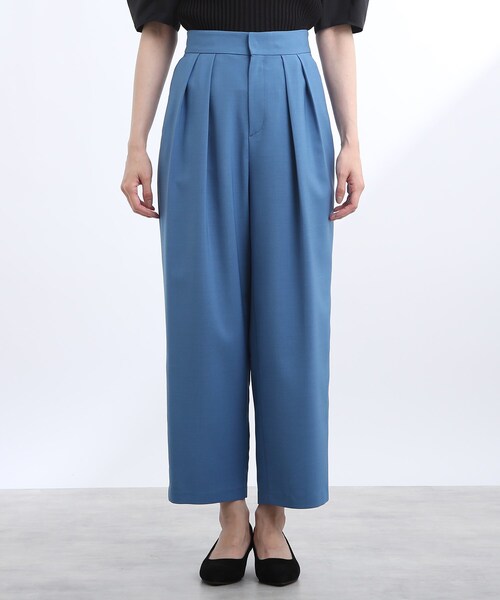 Reflect（リフレクト）の「◆【UVカット/接触冷感/洗える】ドライタッチテーパードパンツ（その他パンツ・レディース・カーキ/ブラック/ブルー・17/15 /07/11/09/13）」の5枚目の写真