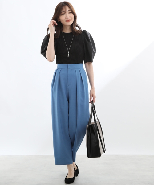 Reflect（リフレクト）の「◆【UVカット/接触冷感/洗える】ドライタッチテーパードパンツ（その他パンツ・レディース・カーキ/ブラック/ブルー・17/15 /07/11/09/13）」の13枚目の写真