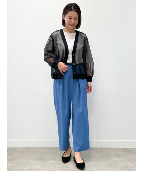 Reflect（リフレクト）の「◆【UVカット/接触冷感/洗える】ドライタッチテーパードパンツ（その他パンツ・レディース・カーキ/ブラック/ブルー・17/15 /07/11/09/13）」の16枚目の写真