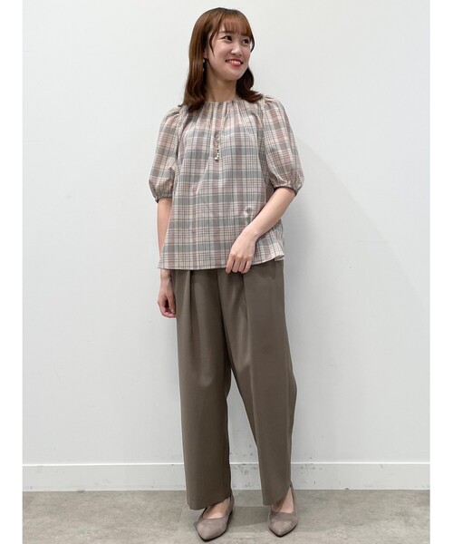 Reflect（リフレクト）の「◆【UVカット/接触冷感/洗える】ドライタッチテーパードパンツ（その他パンツ・レディース・カーキ/ブラック/ブルー・17/15 /07/11/09/13）」の20枚目の写真