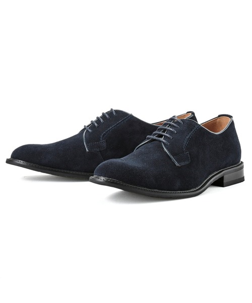 GUIONNET(ギオネ)の「GUIONNET PLANE TOE DERBY SUEDE ギオネ プレーントゥ ダービー スエード 外羽根 ドレスシューズ(ドレスシューズ・メンズ・ネイビー/ブラウン・26.5cm/24.5cm/25.5cm/27.5cm/30.0cm/25.0cm/26.0cm/27.0cm/28.0cm/29.0cm/24.0cm)」の7枚目の写真