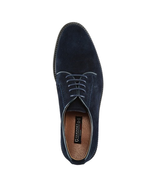 GUIONNET(ギオネ)の「GUIONNET PLANE TOE DERBY SUEDE ギオネ プレーントゥ ダービー スエード 外羽根 ドレスシューズ(ドレスシューズ・メンズ・ネイビー/ブラウン・26.5cm/24.5cm/25.5cm/27.5cm/30.0cm/25.0cm/26.0cm/27.0cm/28.0cm/29.0cm/24.0cm)」の9枚目の写真