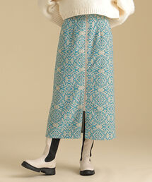 Ray BEAMS | Ray BEAMS / ジップ フロント ジャカード タイト スカート(スカート)