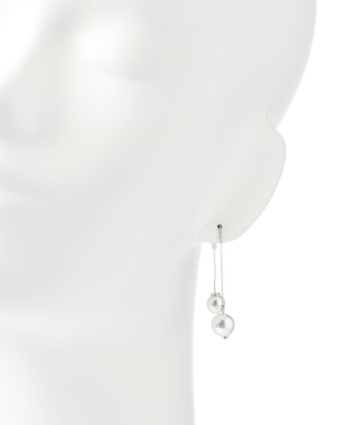 LEPSIM(レプシィム)の「アソートロングパールピアス 162370(ピアス(両耳用)・レディース・シルバー/ゴールド・ONE SIZE)」の7枚目の写真