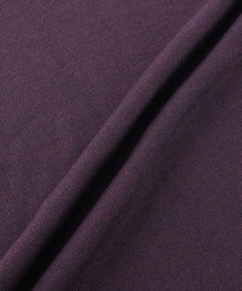 SALON adam et rope'(サロン アダム エ ロペ)の「【WEB限定】【手洗い可能】襟付きニットカーディガン&ワンピースセット(ワンピース・レディース・チャコールグレー/ベージュ/ダークパープル・FREE)」の9枚目の写真