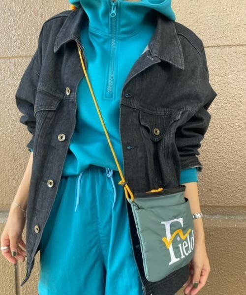 RODEO CROWNS WIDE BOWL（ロデオクラウンズワイドボウル）の「Field SACOCHE（ショルダーバッグ・レディース・ブラック/カーキ/マジェンタ・FREE）」の2枚目の写真