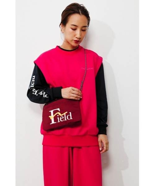 RODEO CROWNS WIDE BOWL（ロデオクラウンズワイドボウル）の「Field SACOCHE（ショルダーバッグ・レディース・ブラック/カーキ/マジェンタ・FREE）」の4枚目の写真