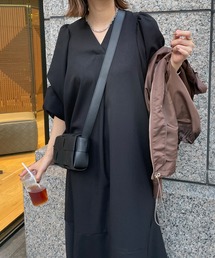 DouDou | パフスリーブワンピース(ワンピース)