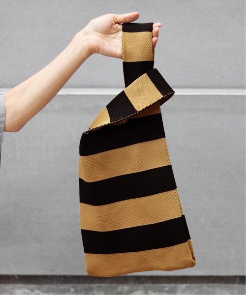 JOURNAL STANDARD relume(ジャーナルスタンダード レリューム)の「《追加》RELUMEニットバッグ(ハンドバッグ・レディース・ブラウン/グリーン/ダークパープル・FREE)」の9枚目の写真