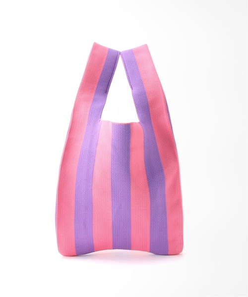 JOURNAL STANDARD relume(ジャーナルスタンダード レリューム)の「《追加》RELUMEニットバッグ(ハンドバッグ・レディース・ブラウン/グリーン/ダークパープル・FREE)」の12枚目の写真