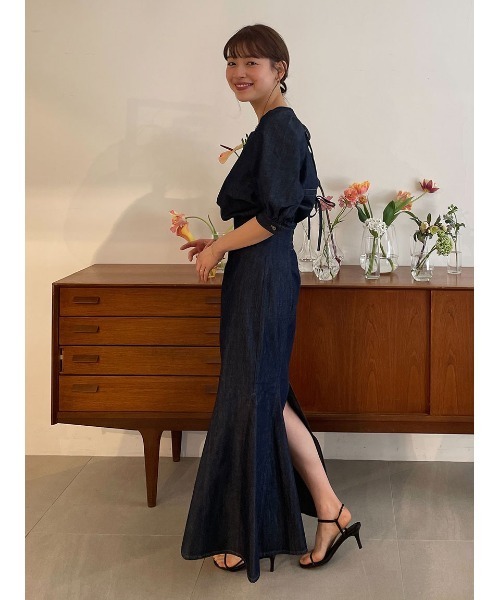 Stylevoice for xxx(スタイルヴォイスフォー)の「マーメイドデニムスカート(デニムスカート・レディース・ライトブルー・SMALL/MEDIUM)」の19枚目の写真