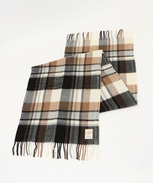 ikka（イッカ）の「抗菌加工マルチチェックマフラー（マフラー・レディース・イエロー/パープル/レッド/グリーン/ブラック/ブルー・FREE）」の14枚目の写真