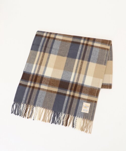 ikka（イッカ）の「抗菌加工マルチチェックマフラー（マフラー・レディース・イエロー/パープル/レッド/グリーン/ブラック/ブルー・FREE）」の10枚目の写真