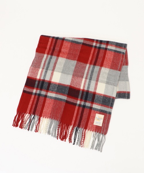 ikka（イッカ）の「抗菌加工マルチチェックマフラー（マフラー・レディース・イエロー/パープル/レッド/グリーン/ブラック/ブルー・FREE）」の16枚目の写真