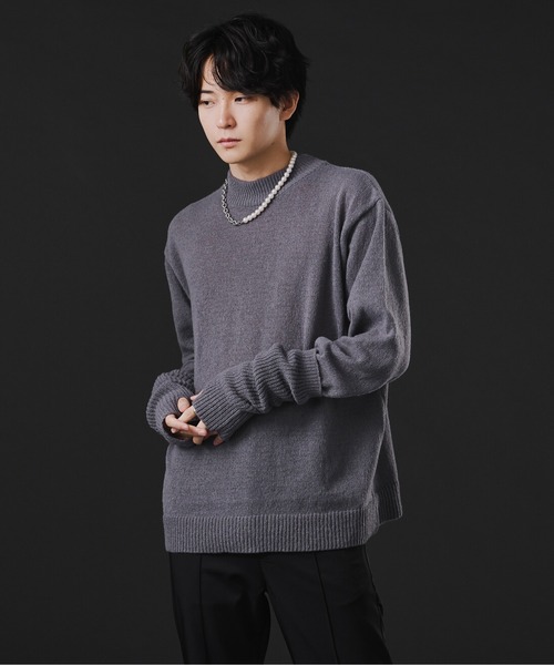 Ellno Loset（エルノロゼット）の「アームウォーマ付きモックネック