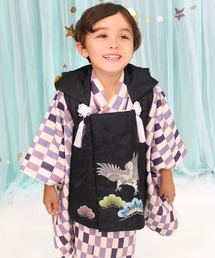 KYOETSU（キョウエツ）の「3歳 男の子 七五三 着物 8点セット A（着物・キッズ）」