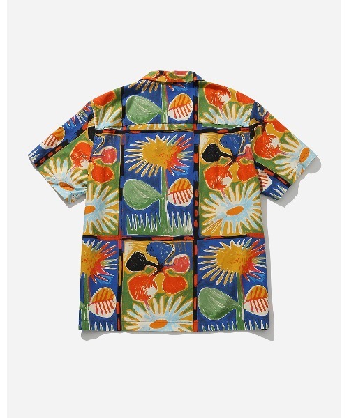 Saturdays NYC（サタデーズ ニューヨークシティ ）の「Summer Bloom Canty SS Shirt（シャツ/ブラウス・メンズ・キナリ/サックスブルー/クリーム・M/S/L/X-SMALL）」の13枚目の写真