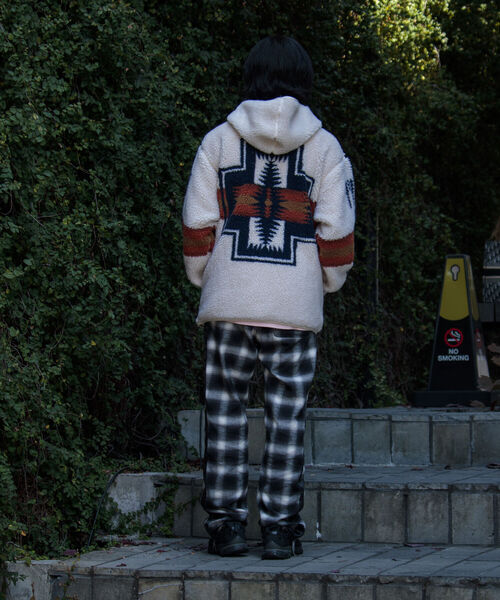 PENDLETON(ペンドルトン)の「【PENDLETON/ペンドルトン】BOA ZIP HOODIE ボアジップフーディー パーカー(ブルゾン・メンズ・ブラック/アイボリー/ネイビー・M/L)」の21枚目の写真