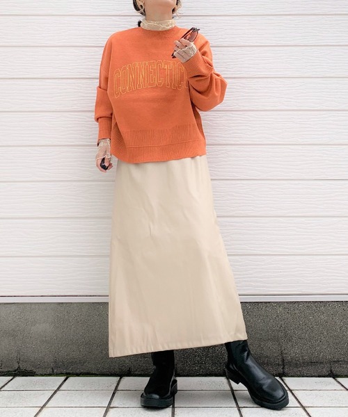 Q（キュー）の「レーシータートル（Tシャツ/カットソー・レディース・ブラック/ベージュ・MEDIUM）」の9枚目の写真