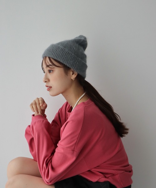 最終値下げ！✴︎ NICHOLAS DALEY ブルー&グリーン ニットビーニー