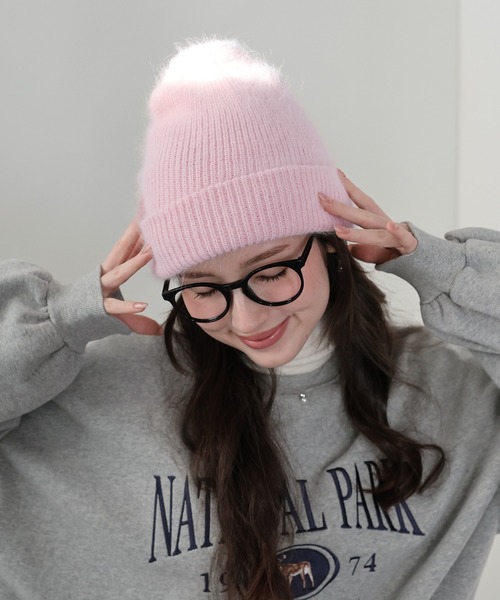 BLUEEAST（ブルーイースト）の「アンゴラニットビーニー（ニット