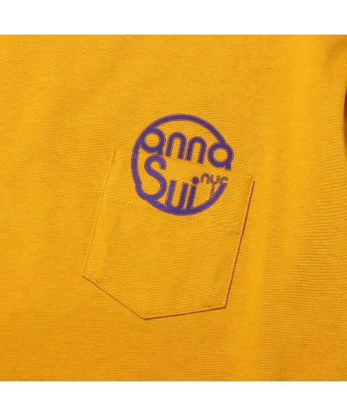 ANNA SUI NYC(アナ スイ エヌ ワイ シー)の「ANNA SUI NYC ポケットロゴTシャツ(Tシャツ/カットソー・レディース・ホワイト/マスタード/ネイビー・M/L/XL)」の10枚目の写真