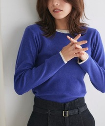 選べる配色リブニット