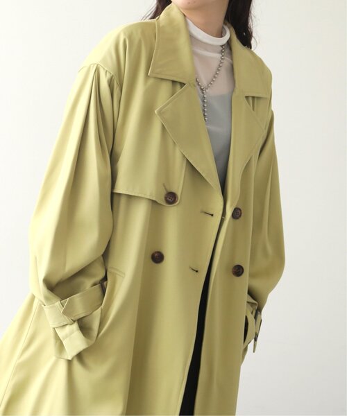 RAY CASSIN（レイカズン）の「ボリュームトレンチコート（トレンチコート・レディース・グリーン/ベージュ/キナリ・FREE）」の17枚目の写真