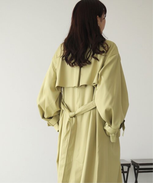 RAY CASSIN（レイカズン）の「ボリュームトレンチコート（トレンチコート・レディース・グリーン/ベージュ/キナリ・FREE）」の18枚目の写真