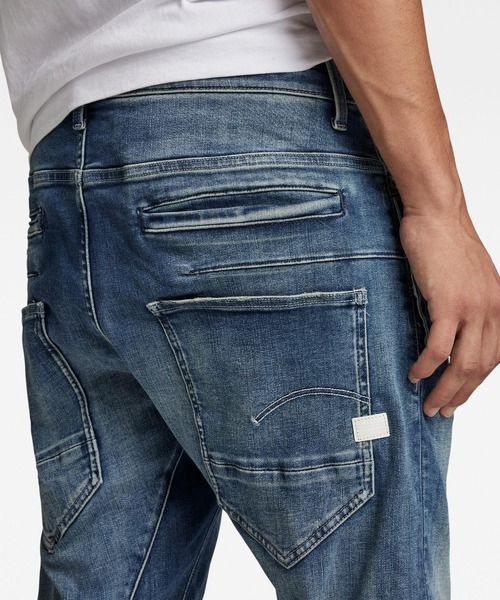 G-STAR（ジースター）の「D-STAQ 3D SLIM JEANS/スリムテーパード（デニムパンツ・メンズ・インディゴブルー・29/32/30/32/31/32/32/32/33/32/34/32/28/32/29/30/32/30/36/32）」の6枚目の写真