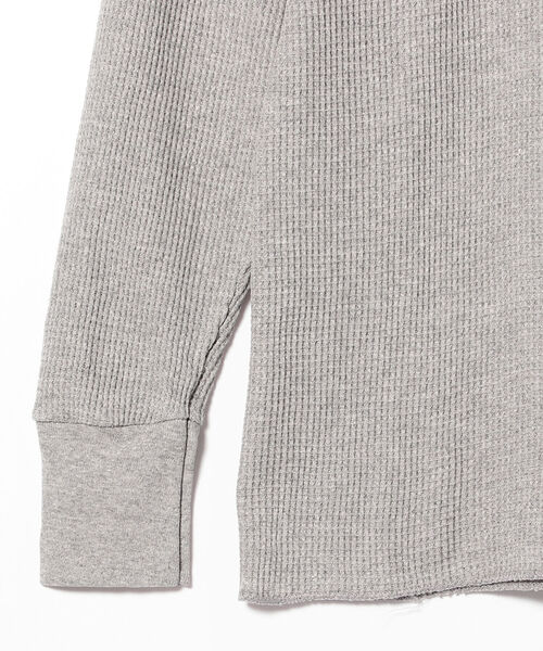 INDERA（インデラ）の「INDERA MILLS / Cotton L/S Thermals コットン ロングスリーブサーマル グレー（Tシャツ/カットソー・メンズ・グレー・SMALL/MEDIUM）」の4枚目の写真