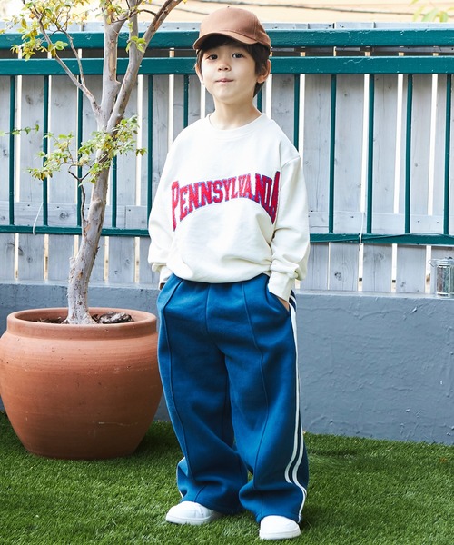 PAIRMANON STREET（ペアマノンストリート）の「【PAIRMANON STREET】裏起毛トラックパンツ（その他パンツ・キッズ・ブラウン/ネイビー/ブラック・90/100/110/120/130/140/150）」の8枚目の写真