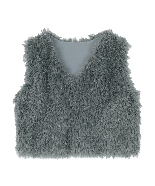 miette（ミエット）の「ﾌﾘﾝｼﾞVﾈｯｸﾍﾞｽﾄ（ベスト）」 - WEAR