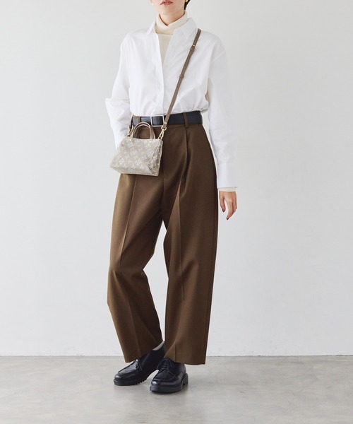 russet(ラシット)の「《SHOPPER》マイクロショルダーバッグ【コットンジャガード】(CE-1018)(ショルダーバッグ・レディース・ベージュ/イエロー/ライトグレー/ライトピンク・FREE)」の16枚目の写真