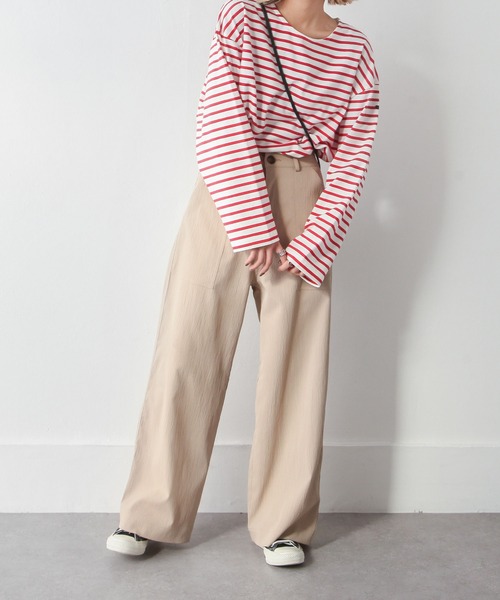 Chillfar(チルファー)の「クレープベイカーパンツ(チノパンツ・レディース・ベージュ/カーキ/ブラック・MEDIUM/LARGE)」の17枚目の写真