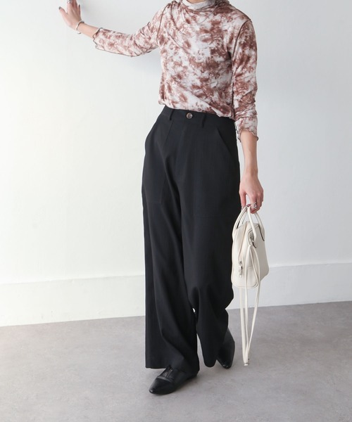 Chillfar(チルファー)の「クレープベイカーパンツ(チノパンツ・レディース・ベージュ/カーキ/ブラック・MEDIUM/LARGE)」の12枚目の写真