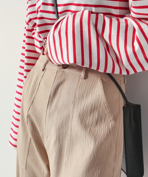 Chillfar(チルファー)の「クレープベイカーパンツ(チノパンツ・レディース・ベージュ/カーキ/ブラック・MEDIUM/LARGE)」の4枚目の写真