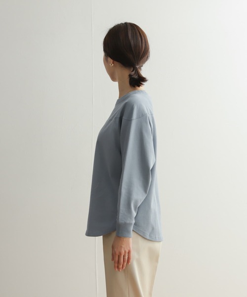 URBAN RESEARCH DOORS(アーバンリサーチドアーズ)の「USAコットンフットボールTシャツ(Tシャツ/カットソー・レディース・オフホワイト/チャコールグレー/ブルー・MEDIUM)」の18枚目の写真