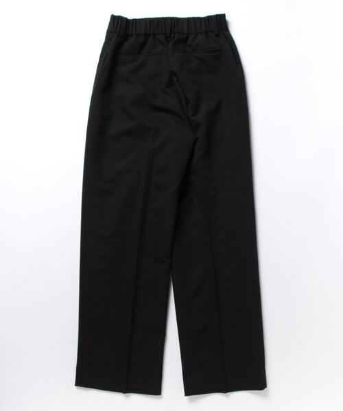 Q(キュー)の「ストレッチストレートパンツ(その他パンツ・レディース・ライトグレー/ブラック・MEDIUM)」の4枚目の写真