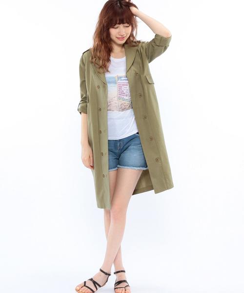 Another Edition(アナザーエディション)の「ダメージデニムショートパンツ/AEBC ダメージDNM S/PT◆(デニムパンツ・レディース・ホワイト/ネイビー・SMALL/MEDIUM)」の8枚目の写真