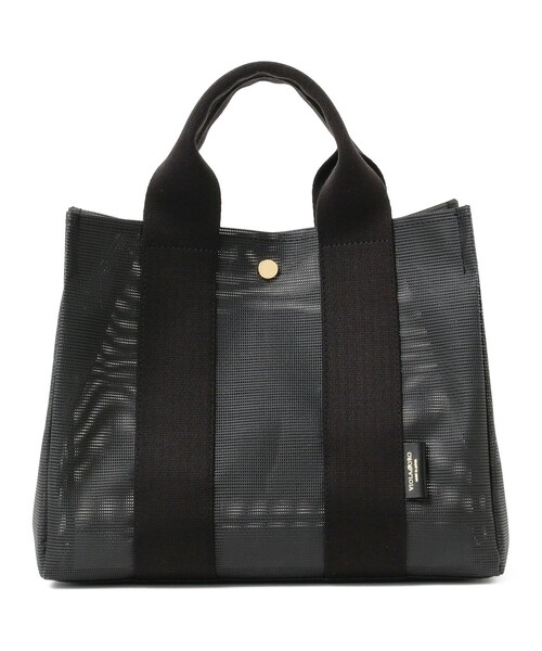 VIOLAd'ORO（ヴィオラドーロ）の「VIOLAd’ORO / ジーノ メッシュ トートバッグ M（トートバッグ・レディース・ホワイト/ブラック/ブラック系その他4・ONE SIZE）」の2枚目の写真