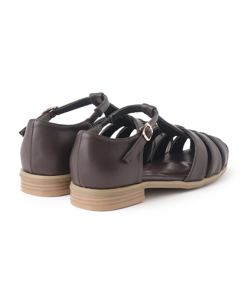 grove（グローブ）の「◆【快適さ重視のトレンドサンダル】人間工学 グルカサンダル（サンダル・レディース・アイボリー/ダークブラウン/ブラック・35/45/25）」の11枚目の写真