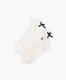 agnes b.（アニエスベー）の「AC08 E CHAUSSETTE キッズ リボンソックス（ソックス/靴下）」