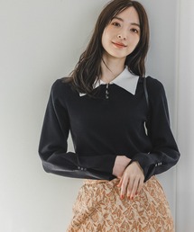 Andemiu | フロントボタンエリニット189574(ニット/セーター)